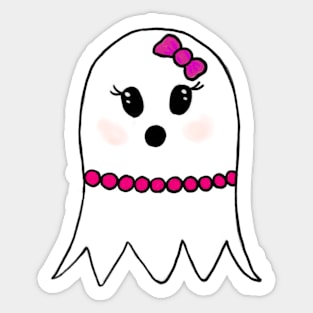 Miss Ghost Sticker